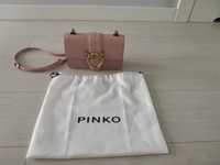 Torebka Pinko mini love na gwarancji pudrowy róż
