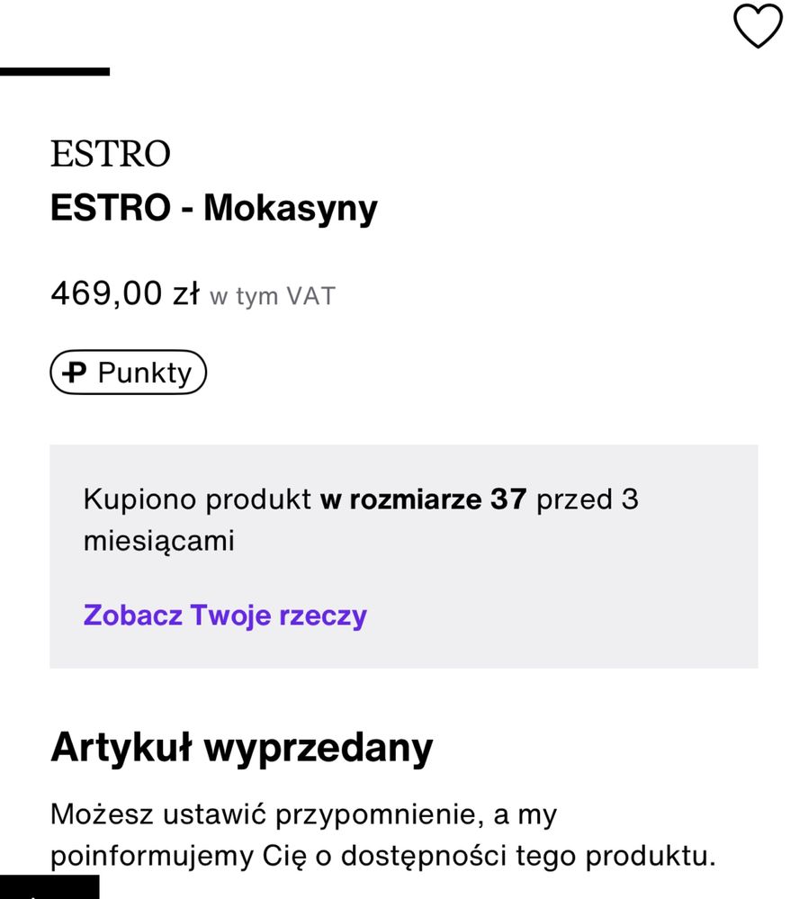 Nowe mokasyny Estro