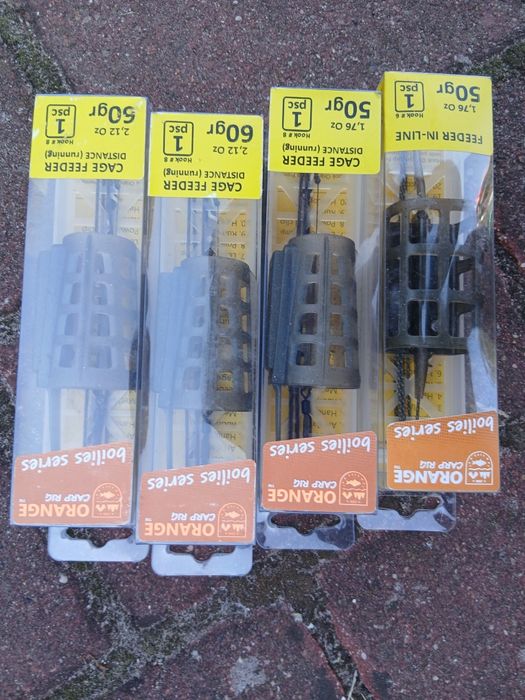 UZBROJONEGOTOWE zestawy na  koszyk zanętowy rurka