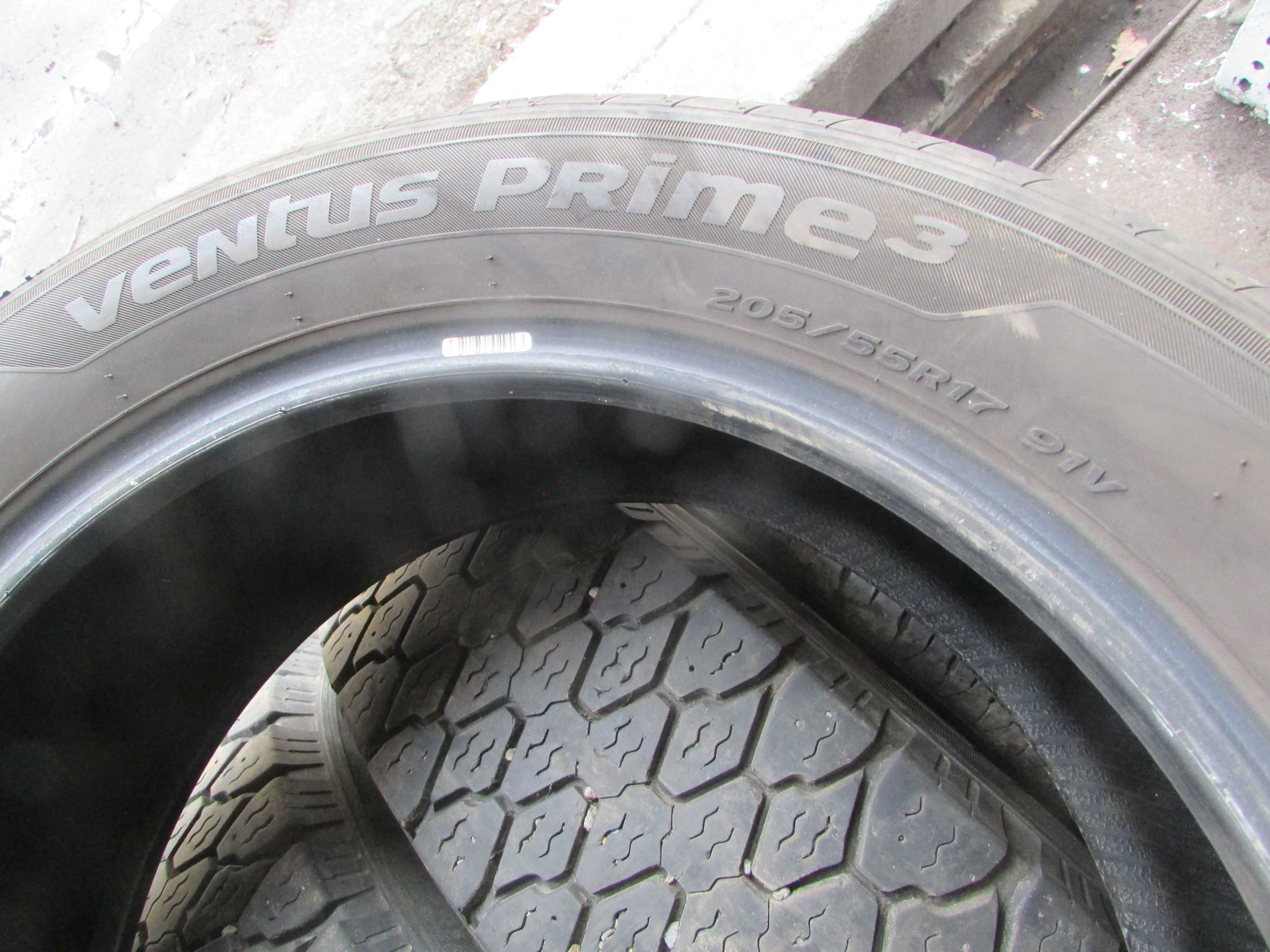 205/55/R17 Hankook ventus Prime 3 пара літньої гуми