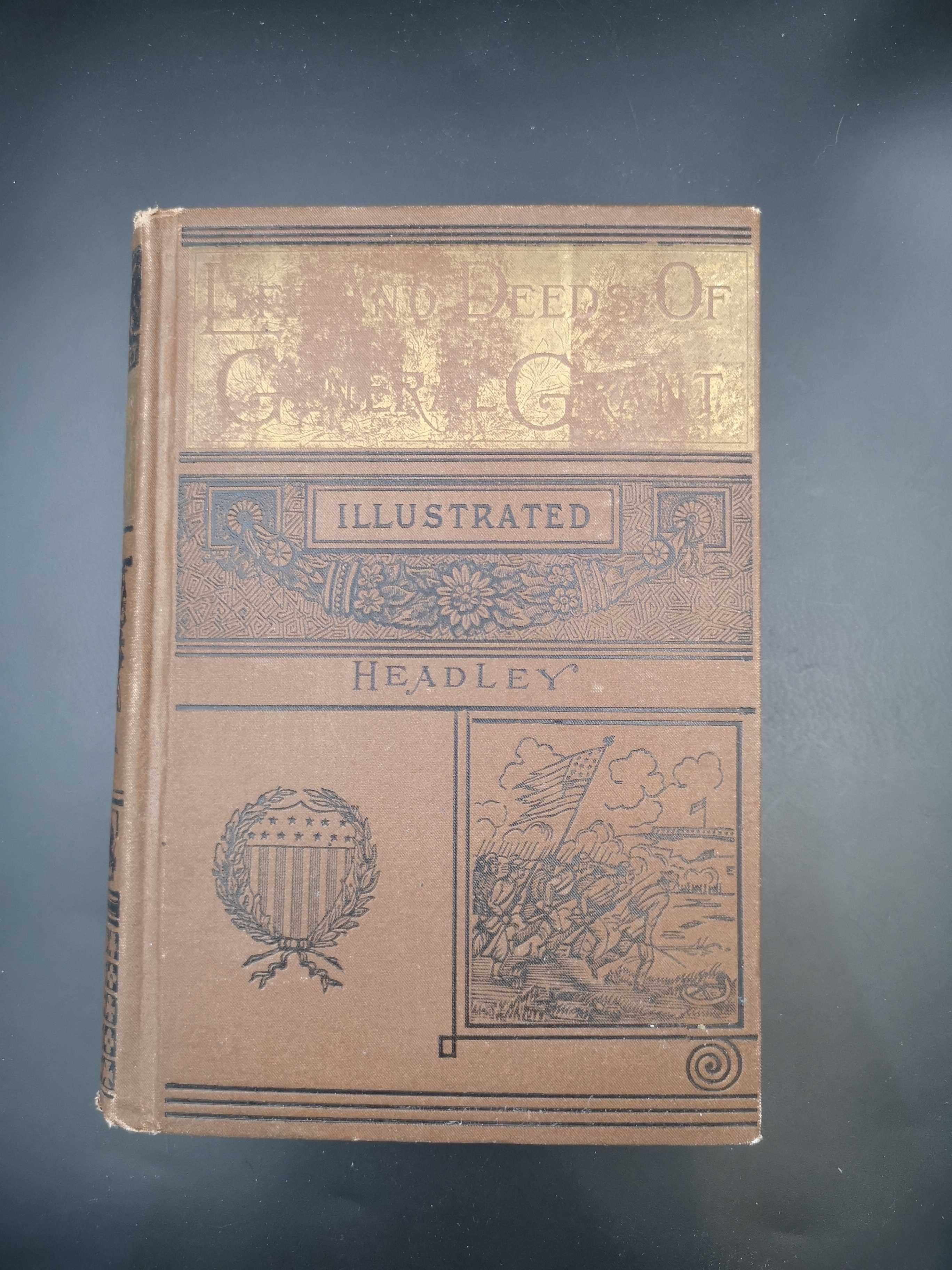 Książka po angielsku Gen U.S. GRANT biography by Headley & Austin 1885