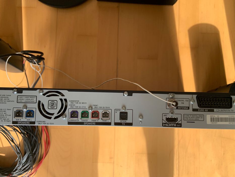 Sistema Surround DVD 5.1 Sony dz740