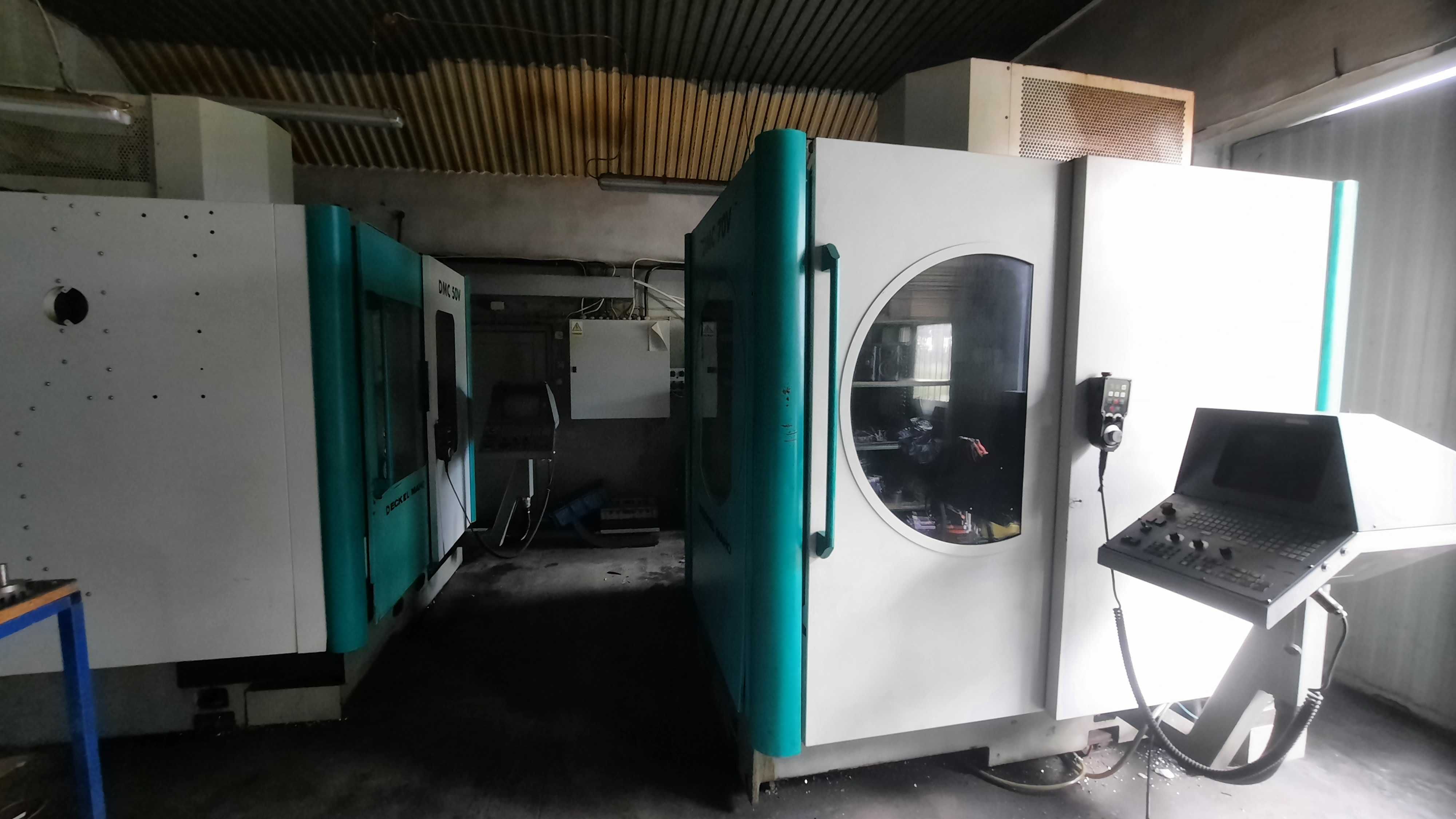frezarka DECKEL MAHO DMC 70 V centrum obróbcze cnc likwidacja zakładu