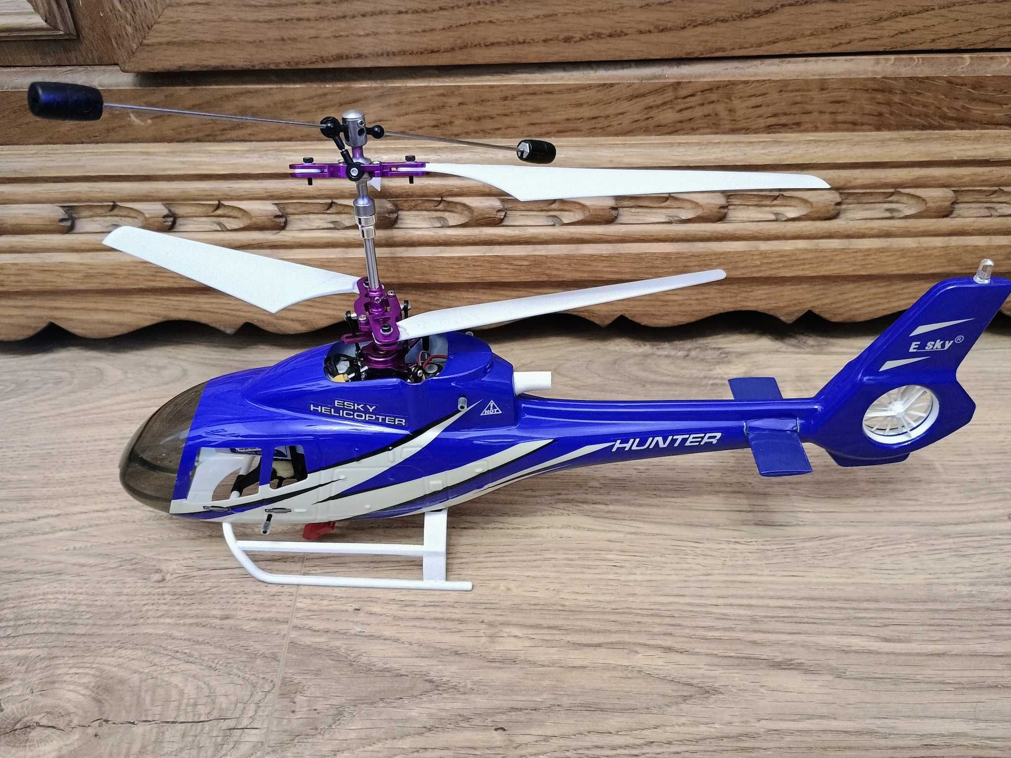 E-sky Hunter - helikopter/śmigłowiec RC - dwie obudowy - części alu