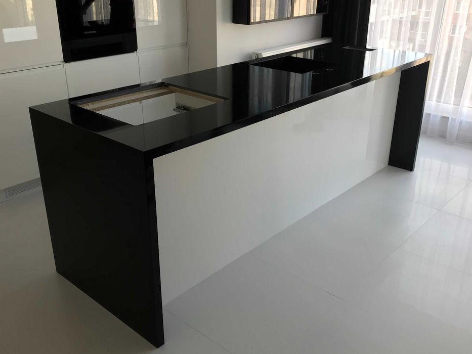 blaty kuchenne, wyspy, zlewozmywaki mineralne z corian krion grandex