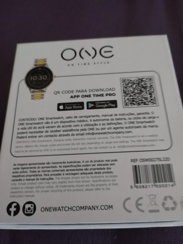 Relógio da ONE compatível com todos os telemóveis Android