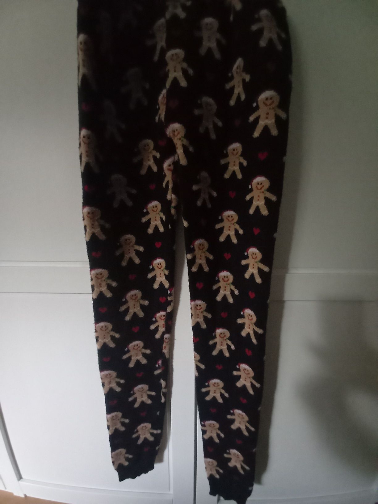 Legginsy świąteczne zimowe S