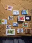 Troca de cromos e cartas de variadas coleções