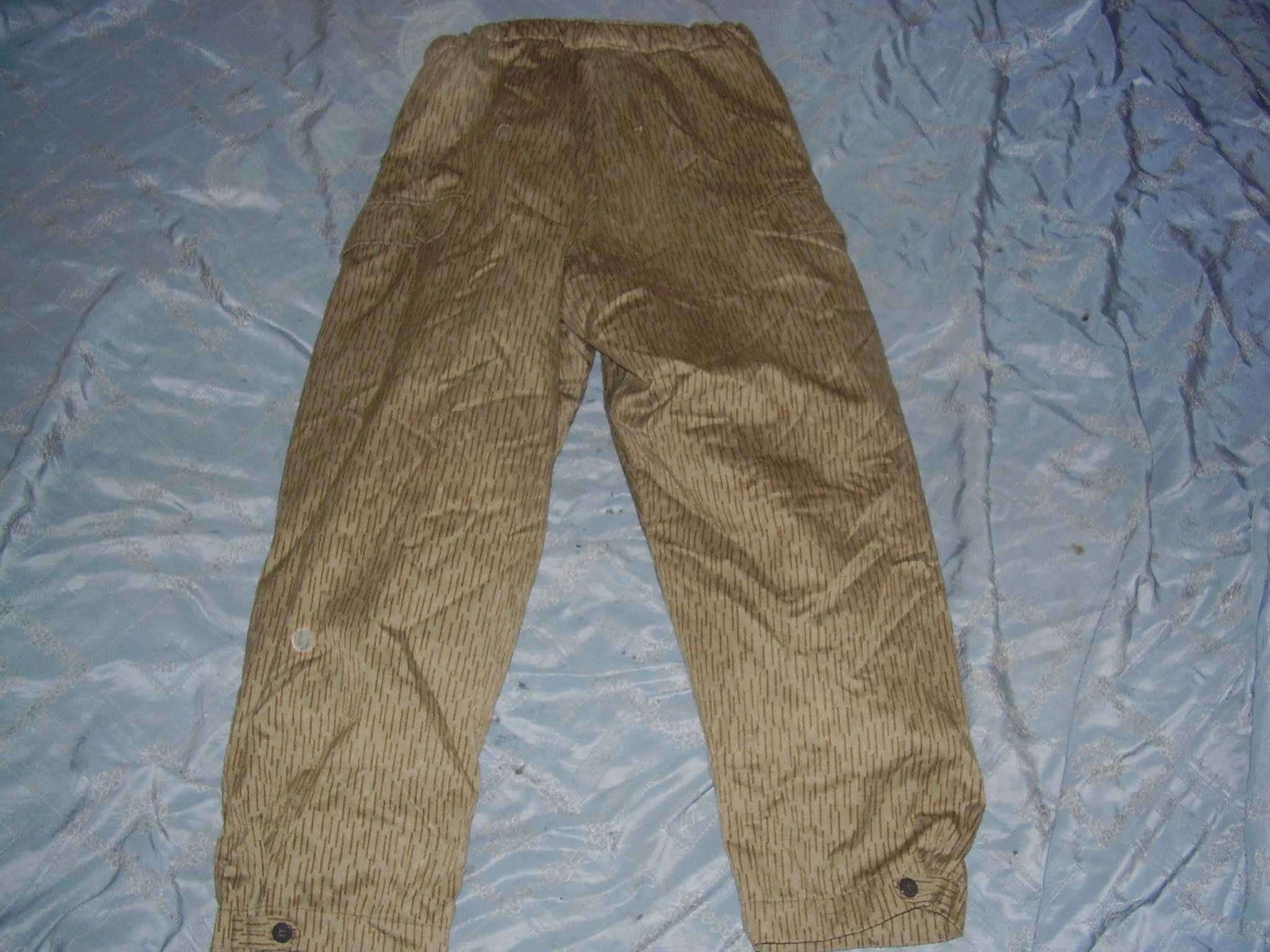 Ciepłe waciaki spodnie wojskowe STICHTARN DDR 170-173/90-96 roz.48