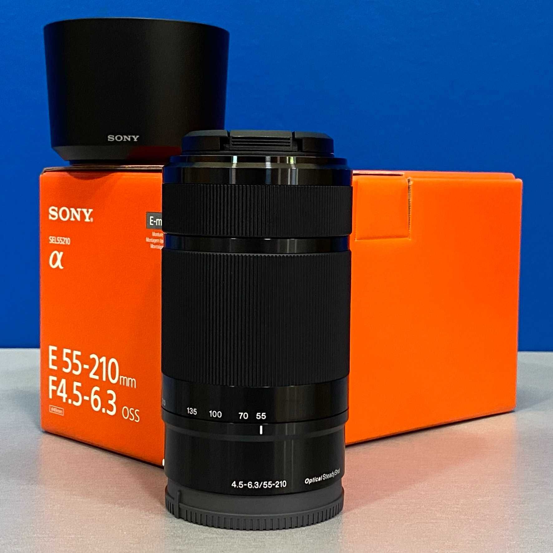 Sony E 55-210mm f/4.5-6.3 OSS - NOVA - 2 ANOS DE GARANTIA