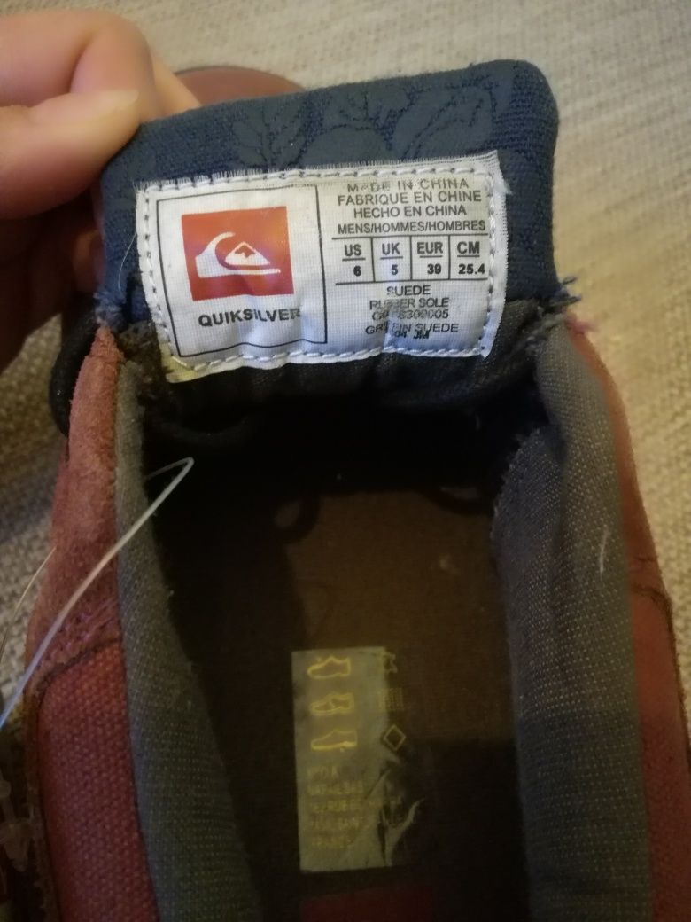 Skórzane Buty męskie QUIKSILVER roz 39