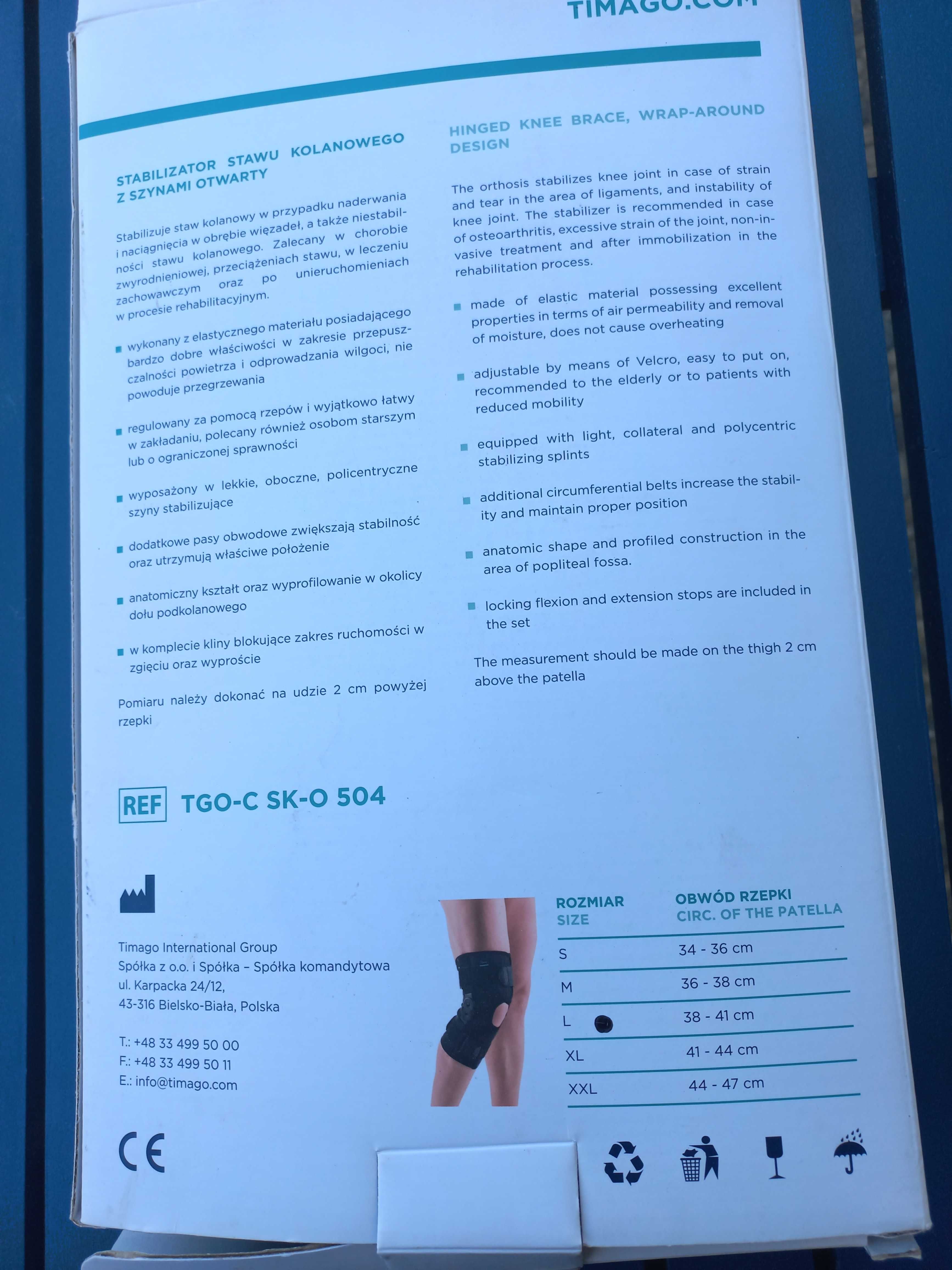 Stabilizator stawu kolanowego