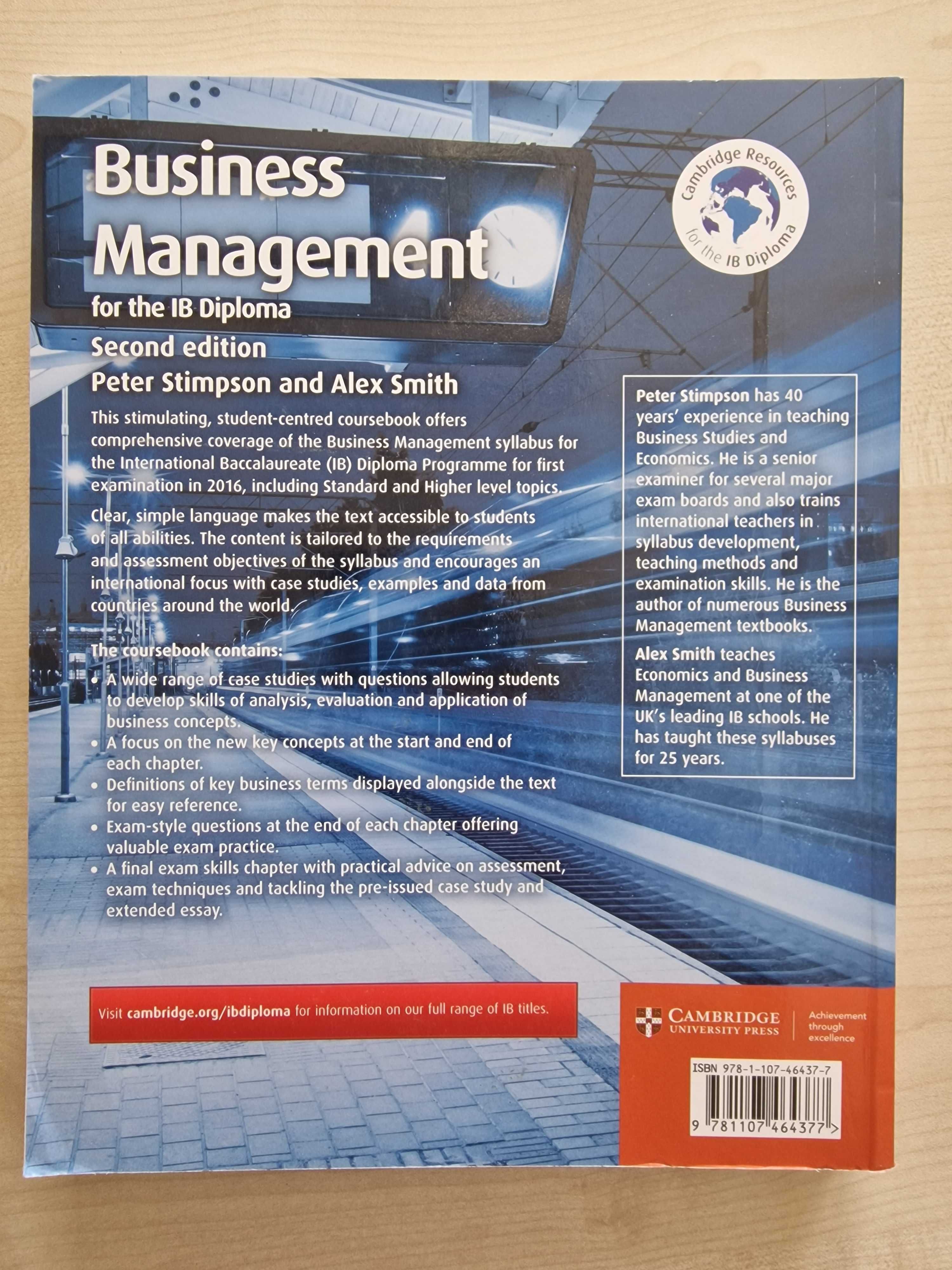 Business Management for IB Diploma 2nd Edition, Cambridge University