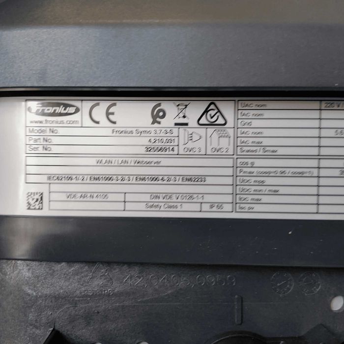 Inwerter , falownik 3 fazowy FRONIUS Symo 3.7-3-S