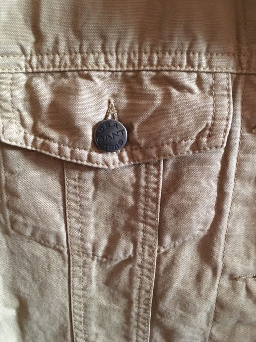GANT JEANS, Kurtka jeansowa, kolor jasny brąz, rozm: M