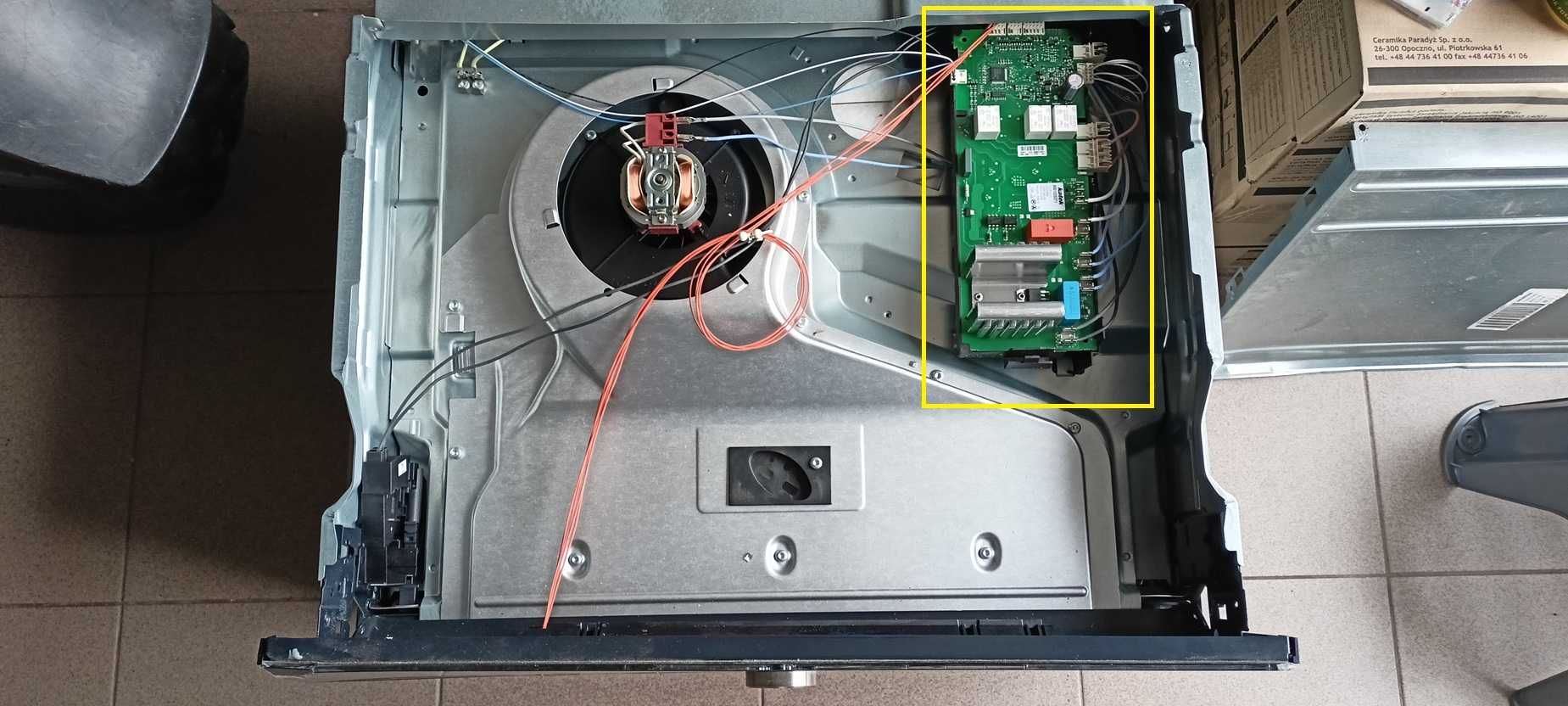 Moduł sterujący do piekarników i płyt grzewczych Bosch/Siemens