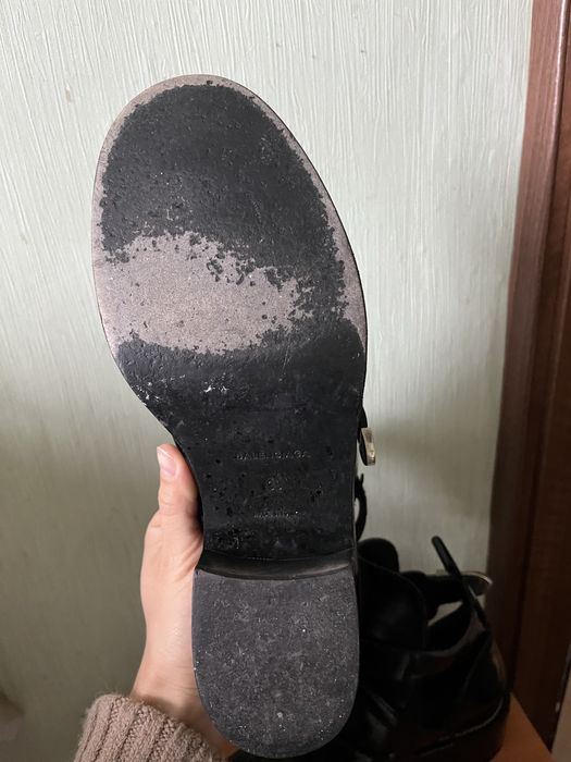 Чкіряні черевики Balenciaga Ceinture 39р
