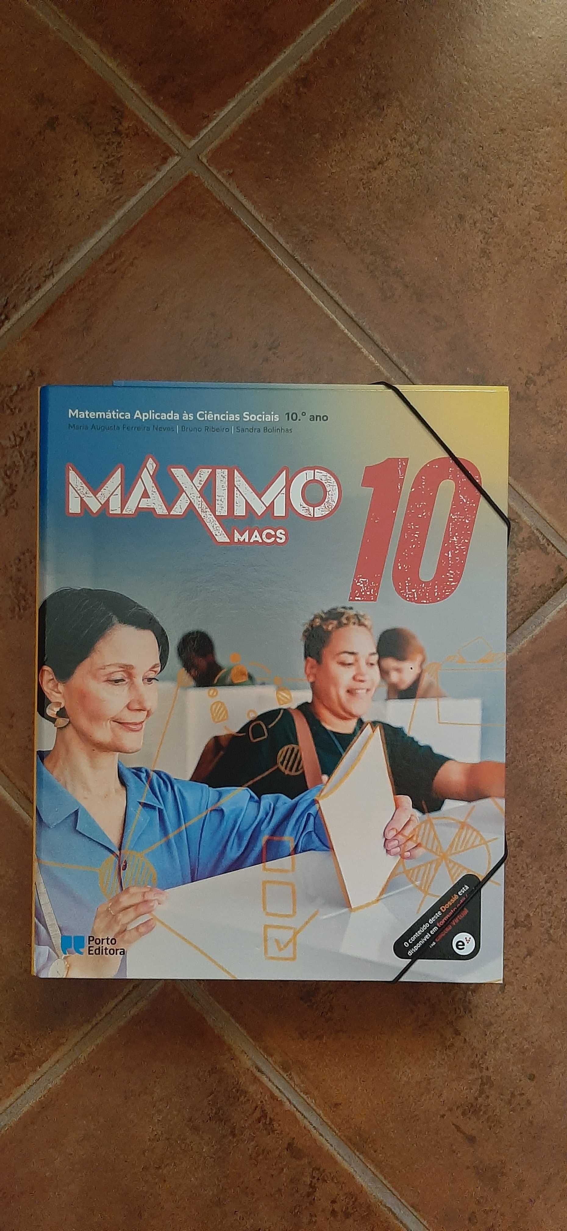 Manuais de Matemática A e MACS de 10ºano
