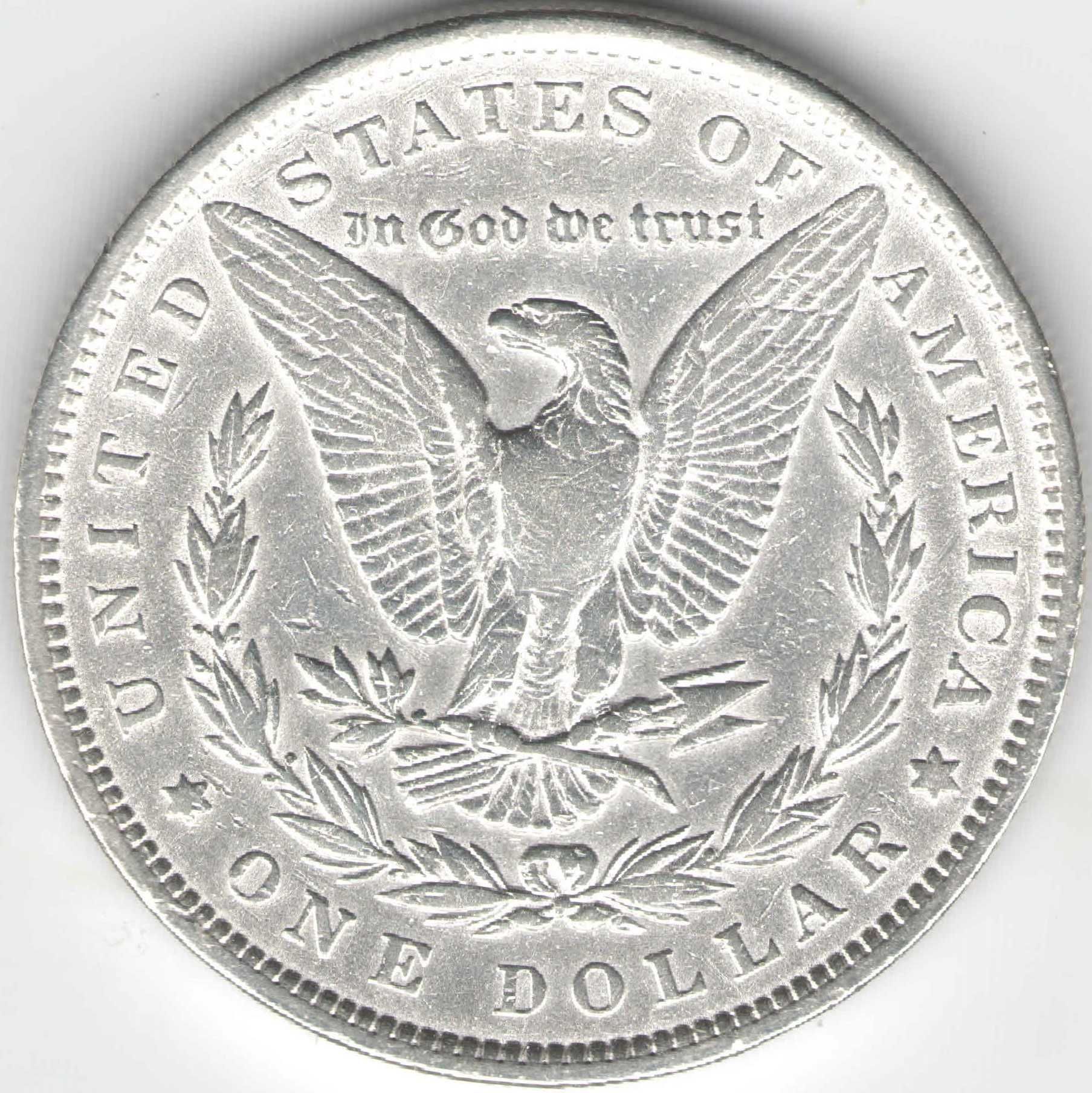 США 1 доллар 1891 Доллар Моргана Morgan Dollar Серебро