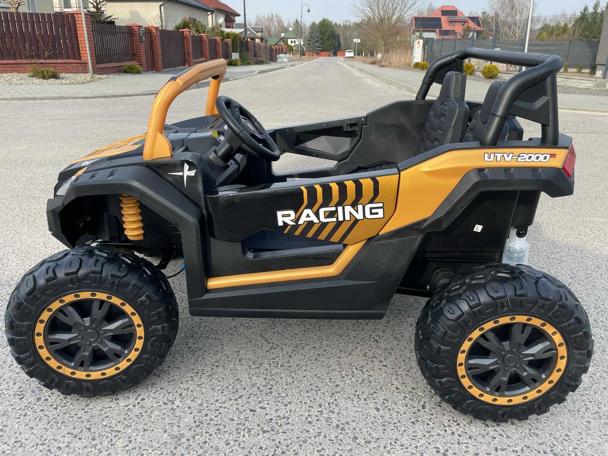Ogromny Buggy Auto na akumulator dla 2 dzieci 4X200W 24V samochód