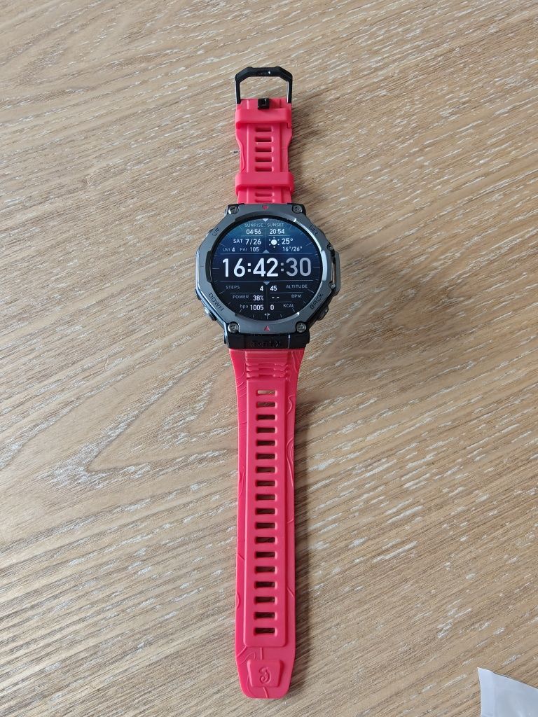 Amazfit T rex 3, smartwatch, jak nowy