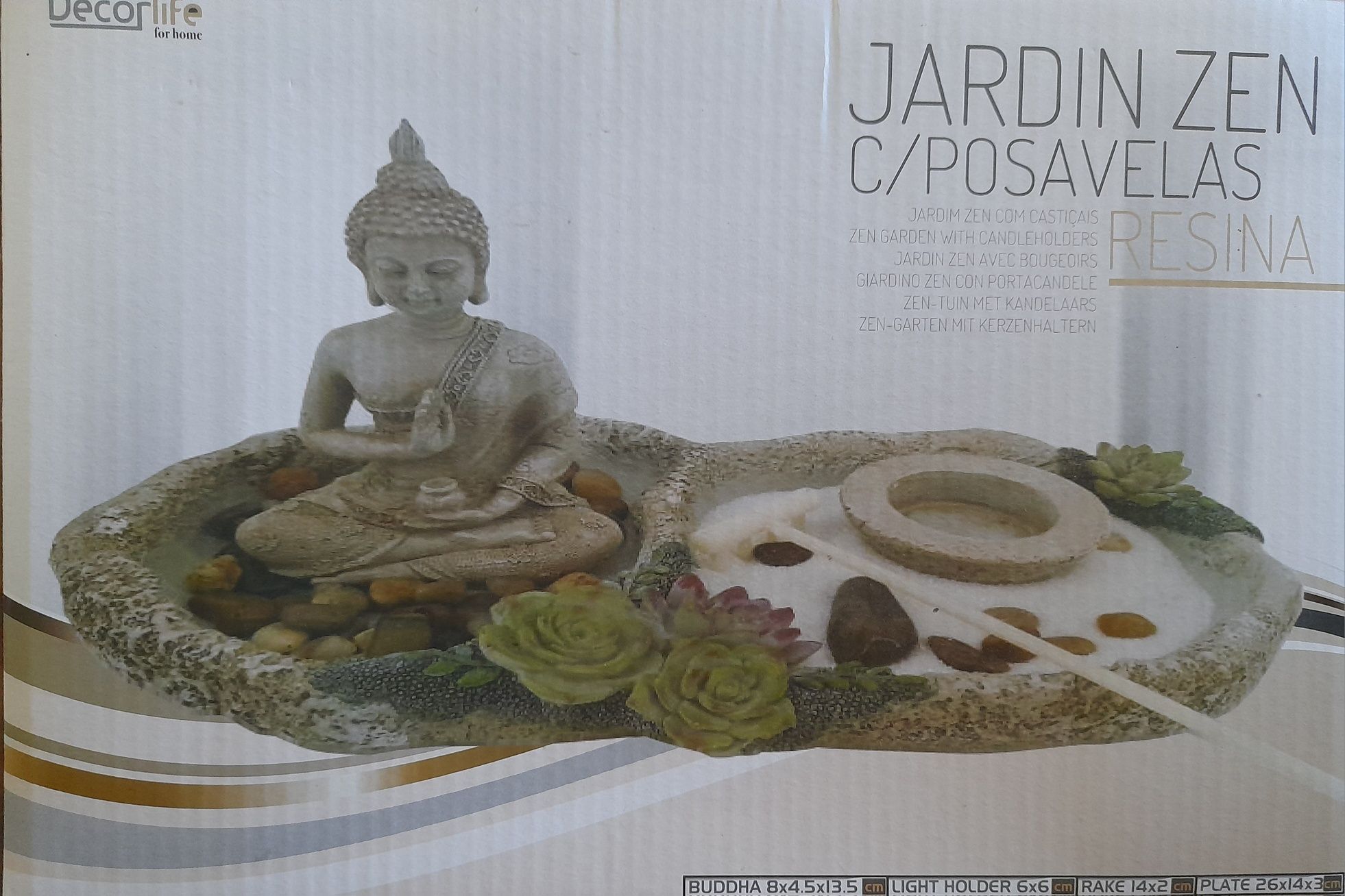 BUDDHA em resina