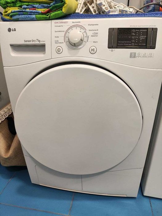 Сушильна машина з тепловим насосом LG RC7020A1 7 кг, Сушильная, Сушка