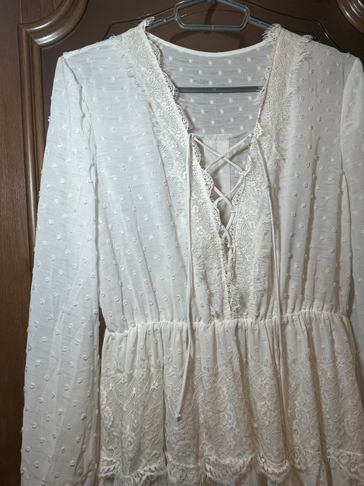 Сукня М-Л молочного кольору