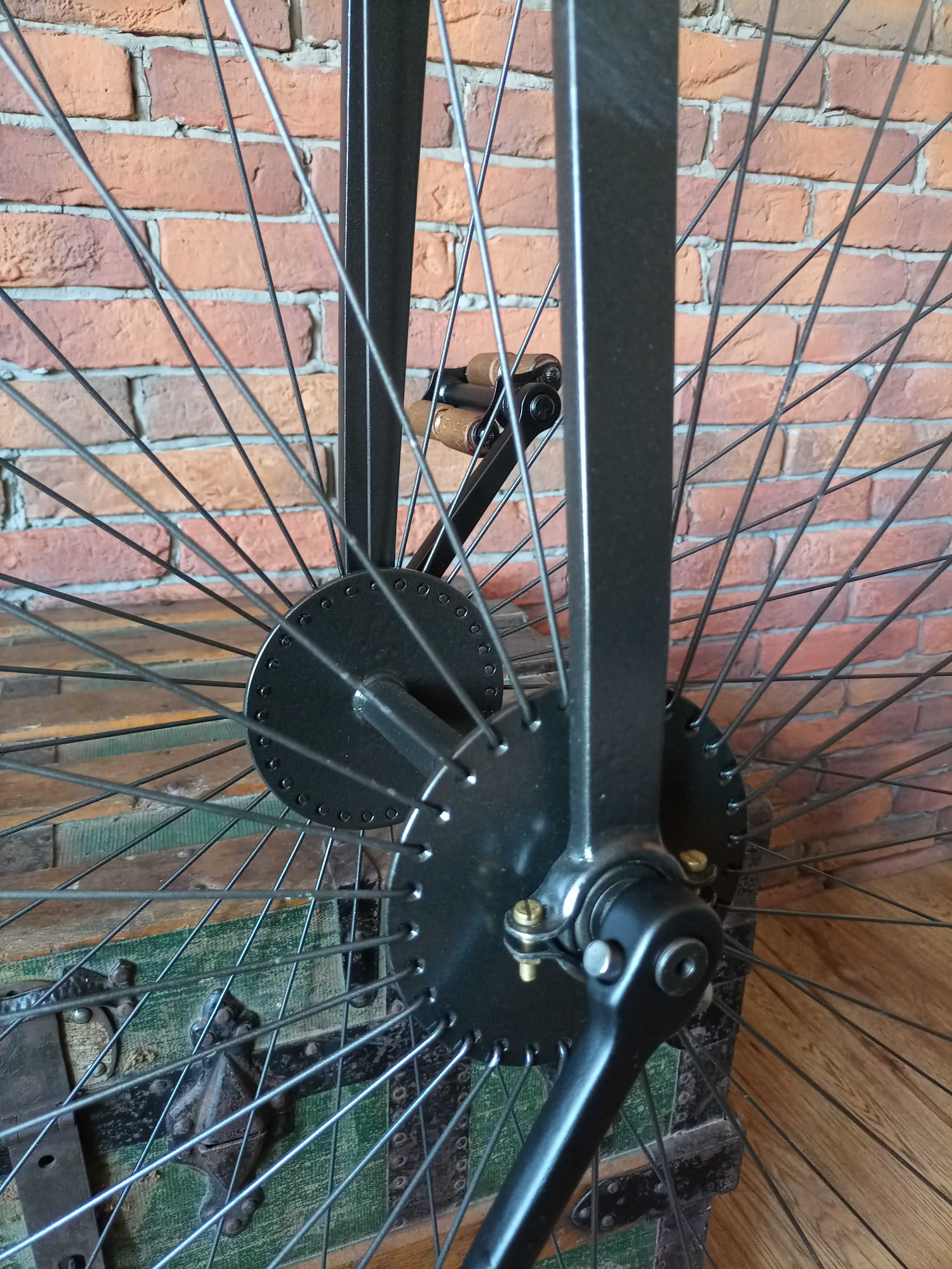 Zabytkowy Rower Bicykl XIX wiek Rekonstrukcja