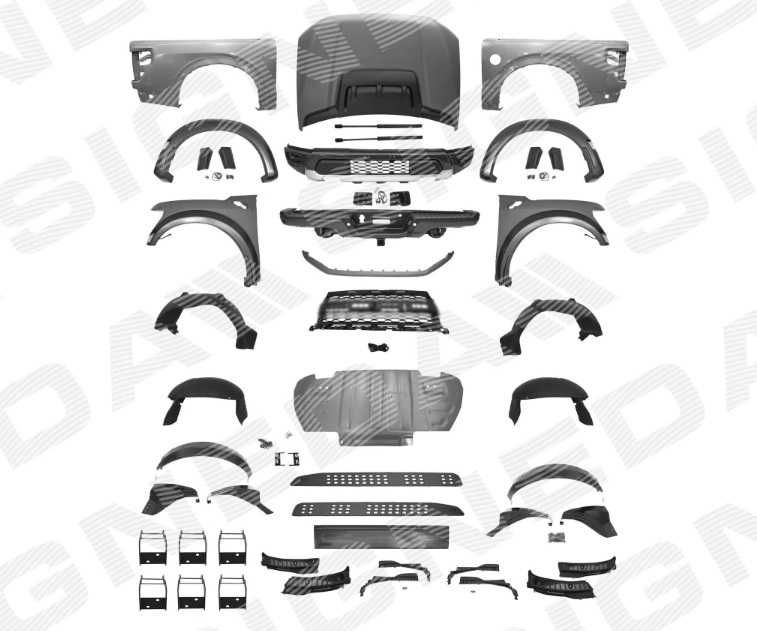 Обвіс Raptor Style на Ford F-150 2021+, PFD04580SETRPT