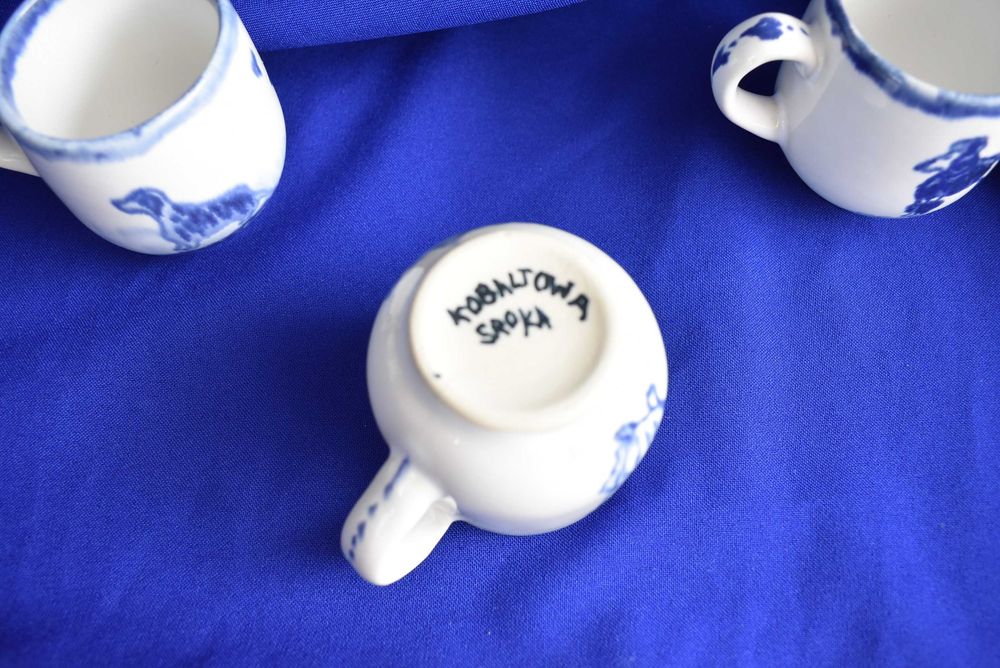 Filiżanki ceramiczne psy