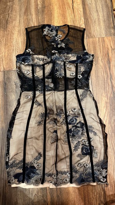 Сукня лавандового кольору, сукня сітка корсетна