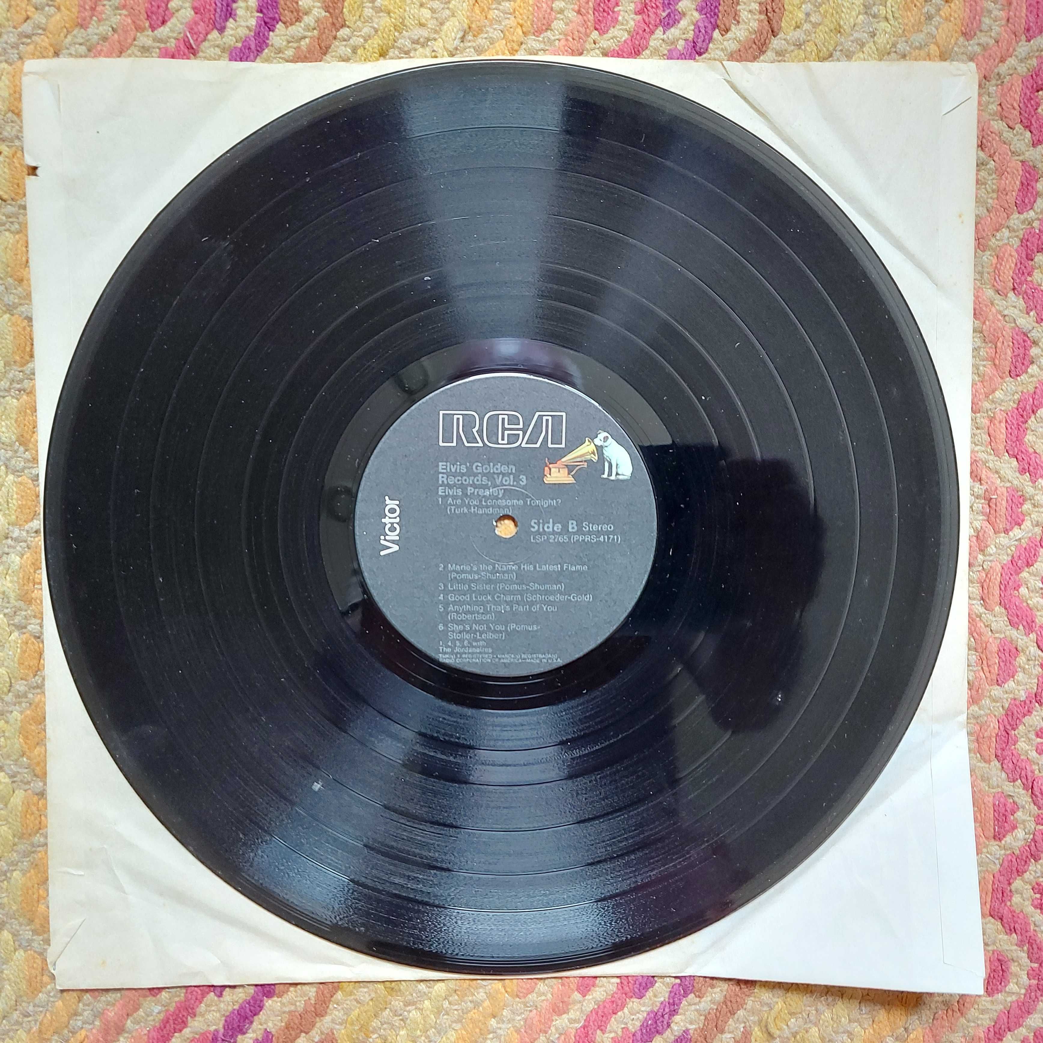 Elvis Presley ‎Elvis' Golden Records, Vol. 3  US  1977 (VG+/BRAK)