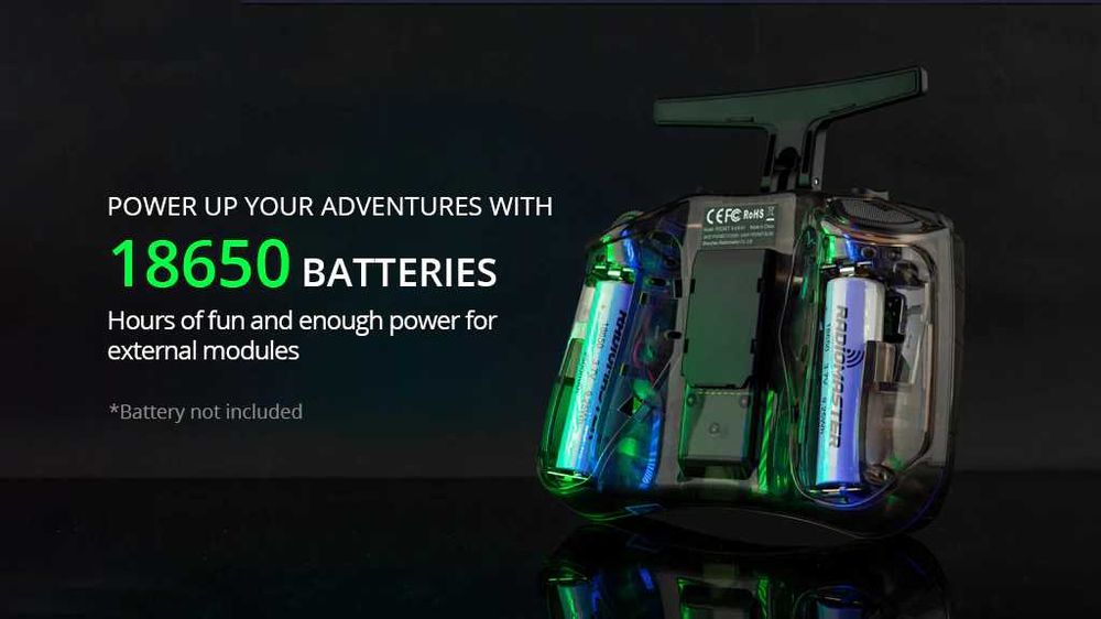 Пульт Radiomaster Pocket ELRS M2 Charcoal для симулятору та польотів