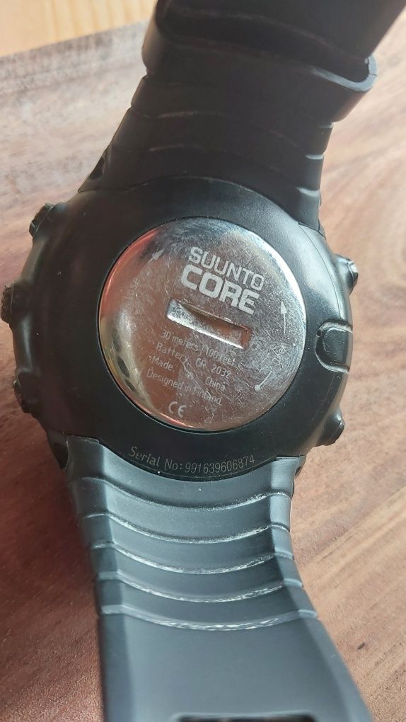Suunto Core All Black zegarek męski sportowy taktyczny