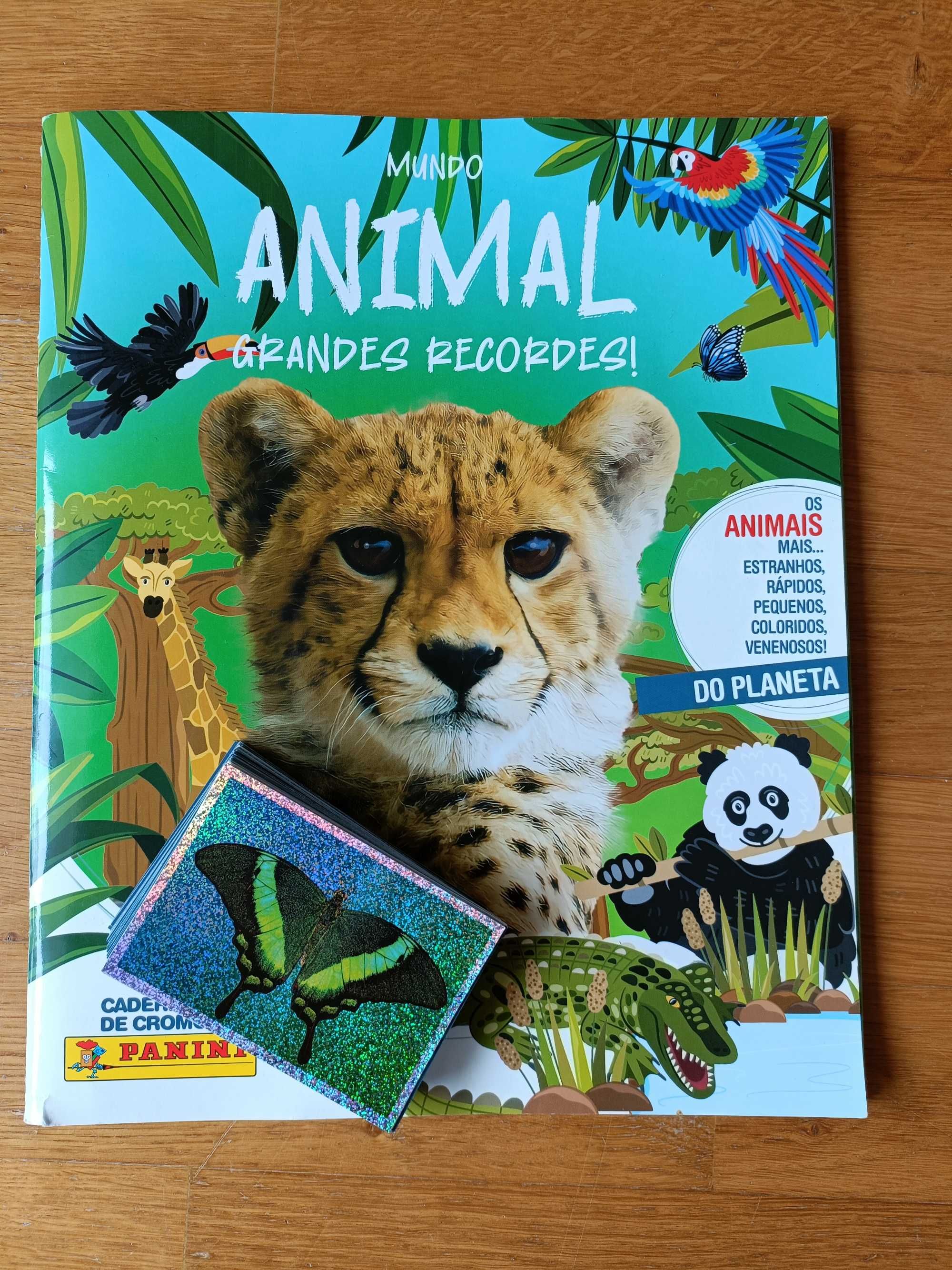 Cromos - Caderneta Mundo Animal