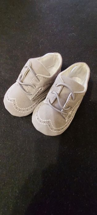 Chrzciny ubrany chłopiec 74/80 i buty 6-12mcy