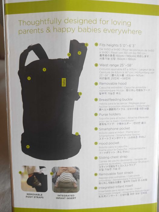 Porta bebés Boba 0-48 meses