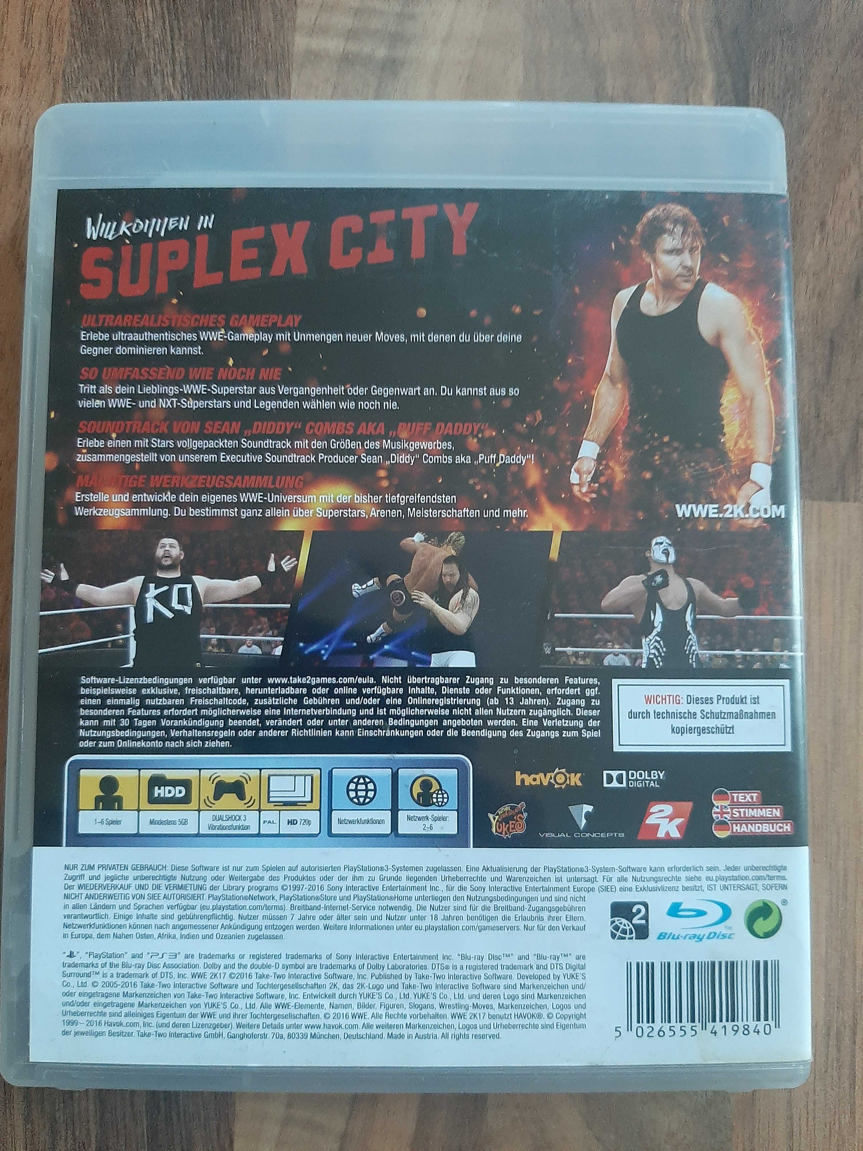 Gra WWE2K17 Na Ps3