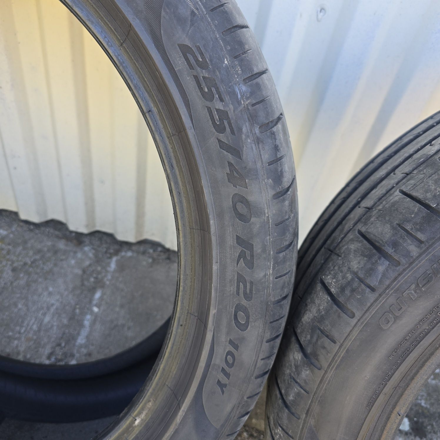 Opony Pirelli p zero 255/40/20 lato