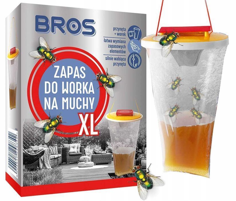 Bros - Zapas Do Worka Na Muchy Xl - 2 Szt.
