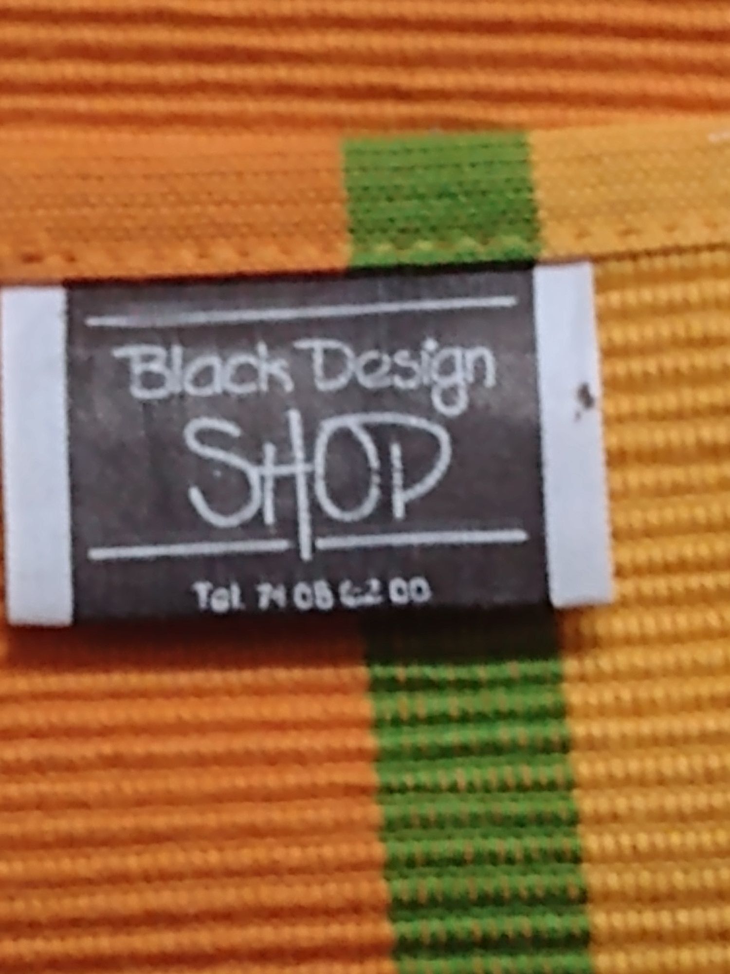 Bieżnik bawełniany Black Design Shop