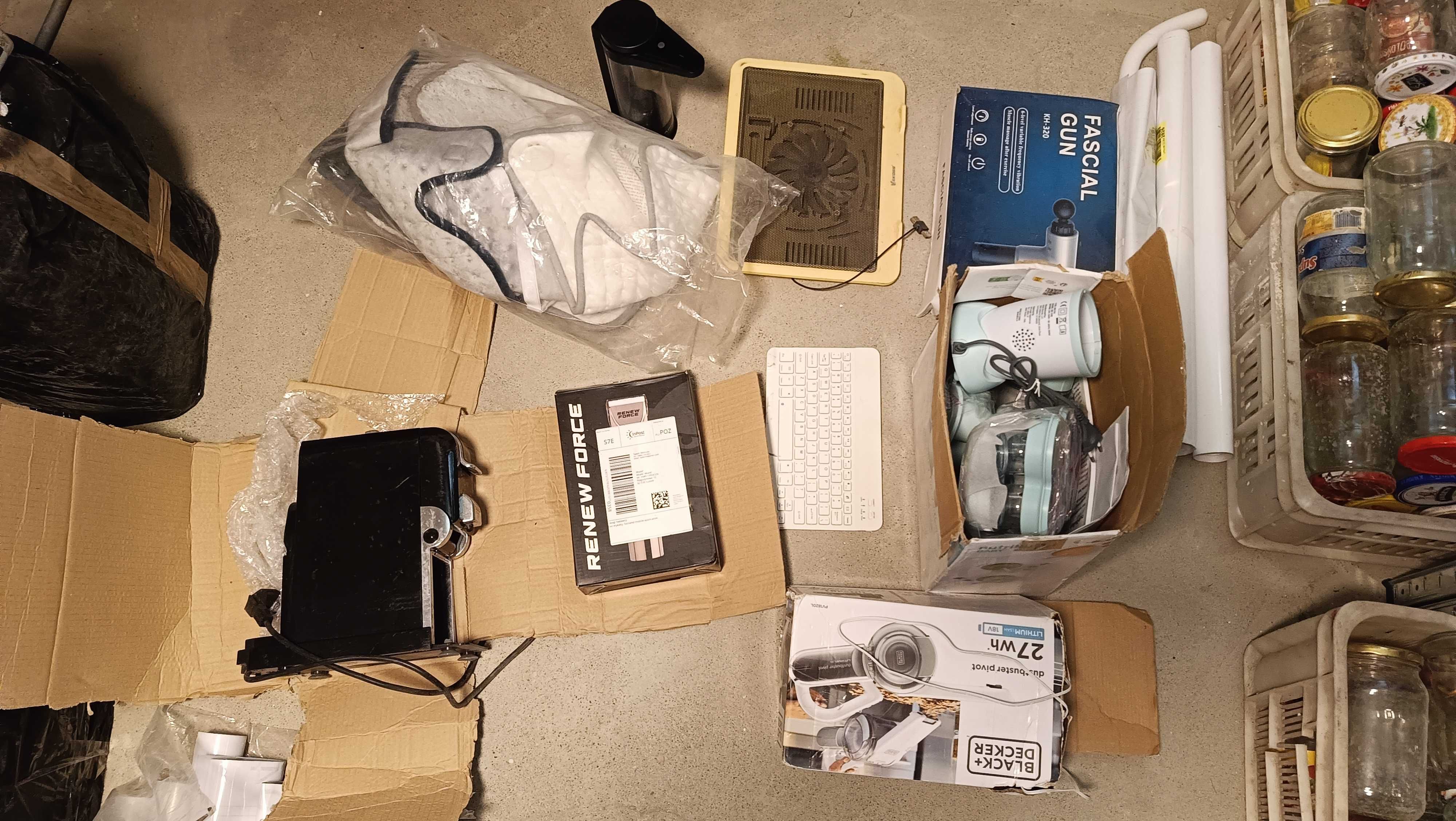 karton mix duży Elektronika dom Box zwrot KONSUMENCKI B C uszkodzone