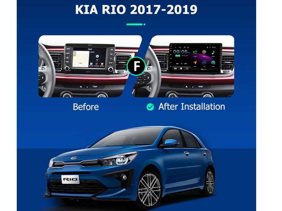 Radio samochodowe Android Kia RIO 2017.-2019 (9")