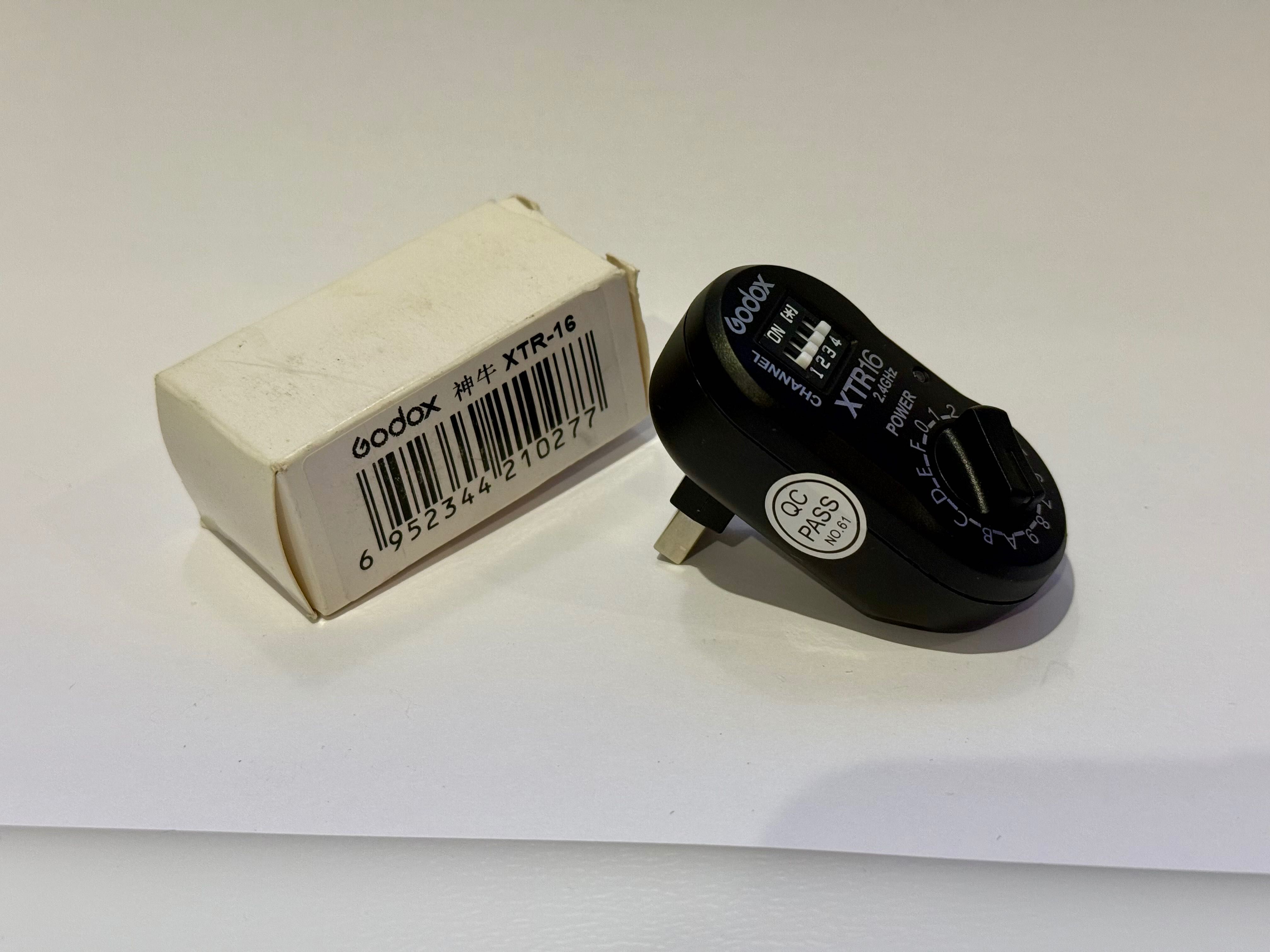 Disparador receptor USB Godox XTR‑16 (receiver) – nunca usado
