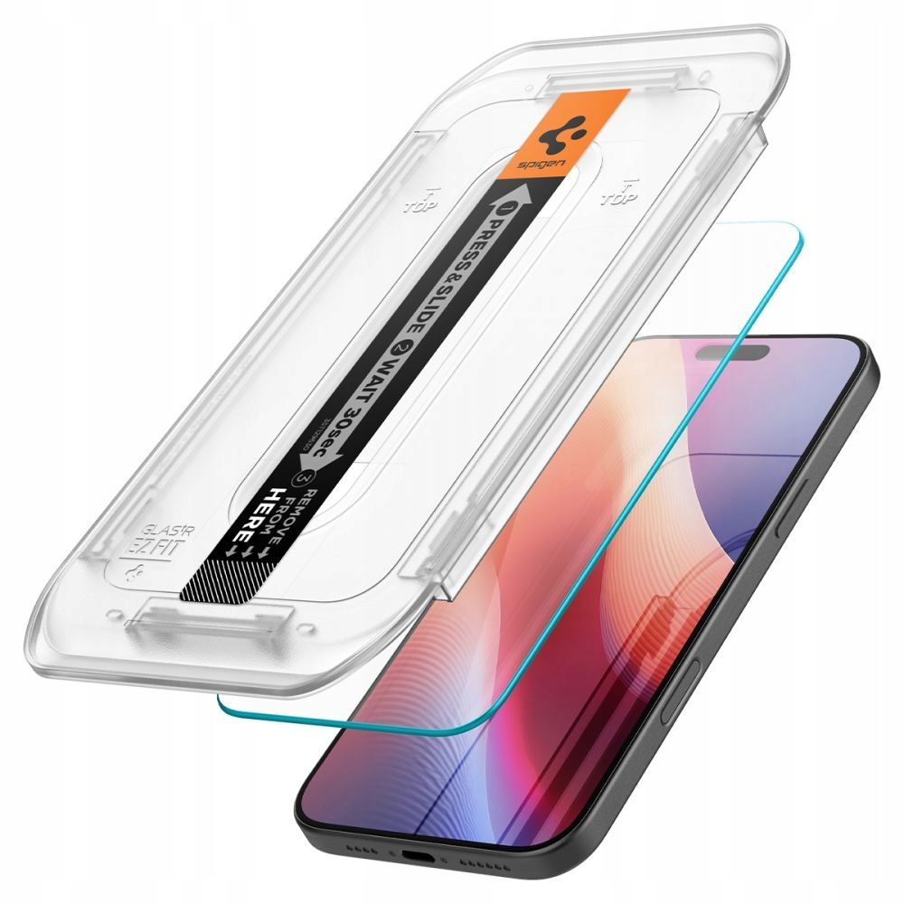 Szkło hartowane do iPhone 16 Pro Max Spigen Glas.tR 2szt z aplikatorem