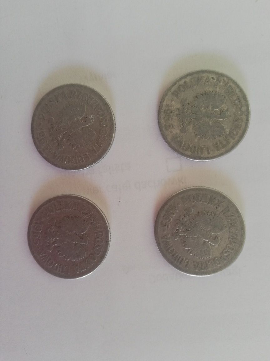 Monety 1 zł z 1965 r