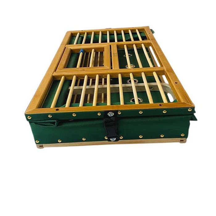 Kosz transportowy dla gołębi składany 80 X 42 X 23 CM duży zielony