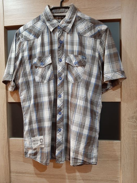 Koszula w kratę Cropp, rozm. S, stan dobry.
