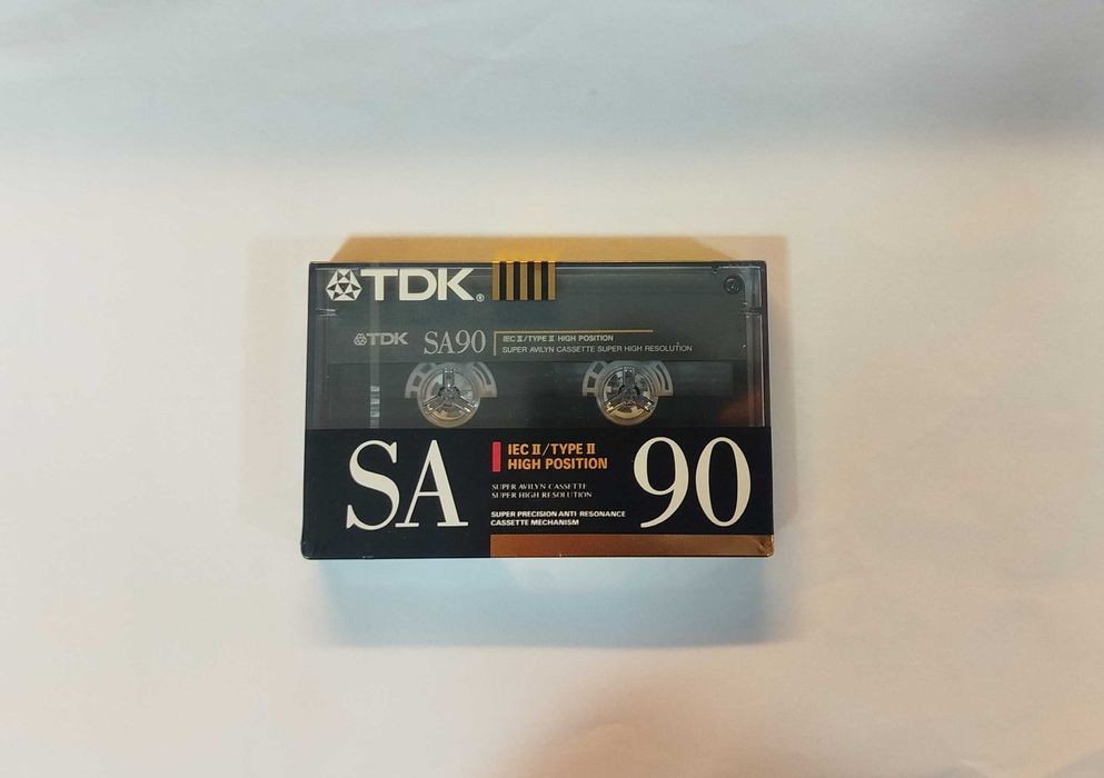 Kaseta magnetofonowa TDK SA 90 90-91 rok